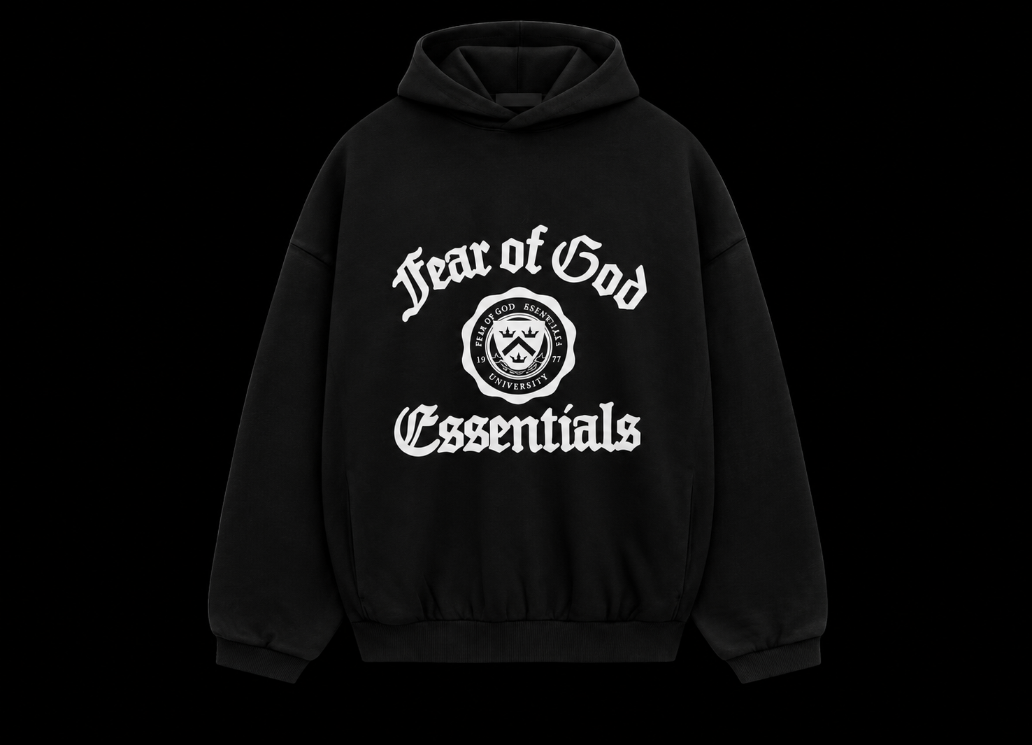 Fear of God Essentials Heavy Fleece Vintage Shrunken Hoodie