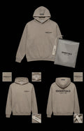 Essential Hoodie Dark Oatmeal