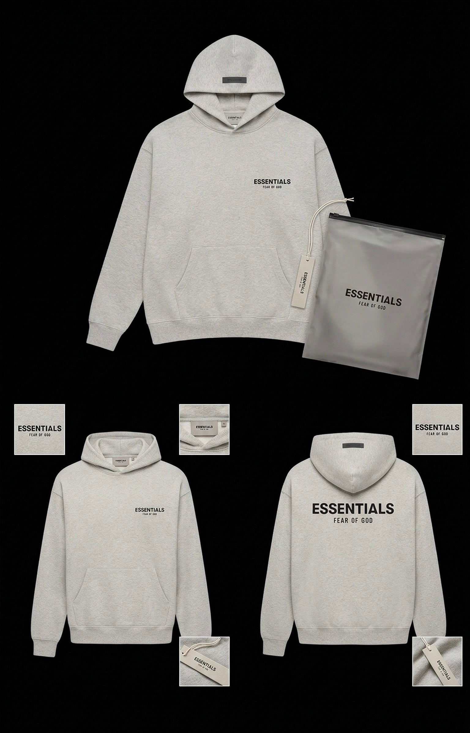 Essential Hoodie Light Oatmeal